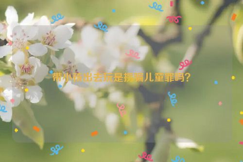 带小孩出去玩是拐骗儿童罪吗？