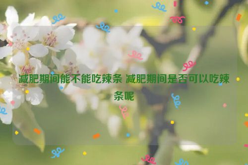 减肥期间能不能吃辣条 减肥期间是否可以吃辣条呢