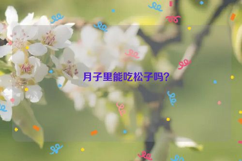 ​月子里能吃松子吗？